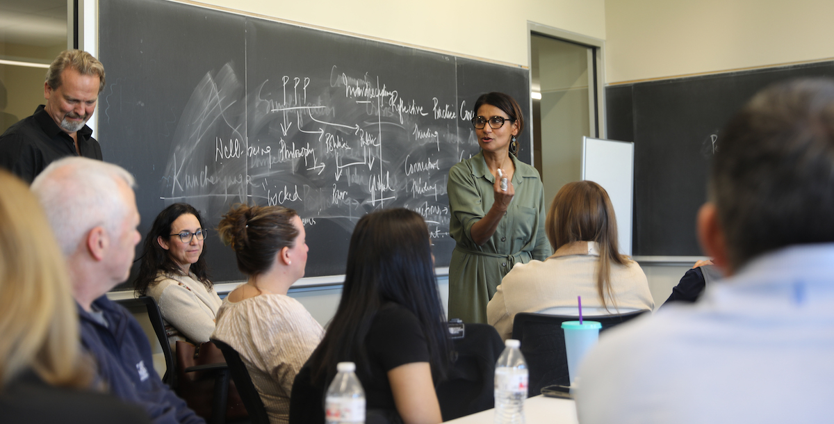 professor teaching a class