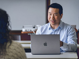 Photo of Richie Liu, who is a professor in the business analytics program