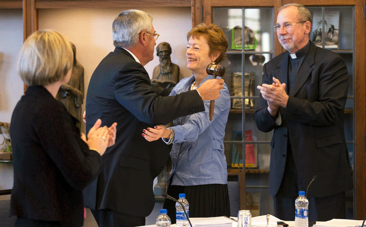 Barb Howard First Woman To Serve As Chair Of Xavier Board Steps Down Xavier Now Xavier
