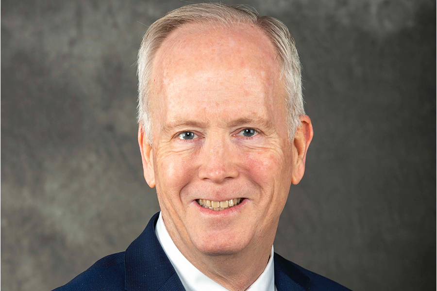 A portrait of Dr. Eddie Hooker, Xavier University professor and director of the university's Master of Health Services Administration program. 