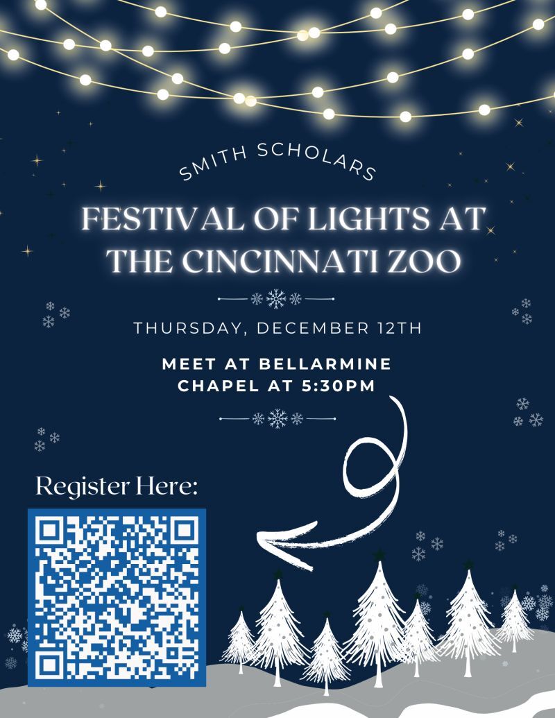 Smith Scholars Visit Cincinnati Zoo's Festival of Lights