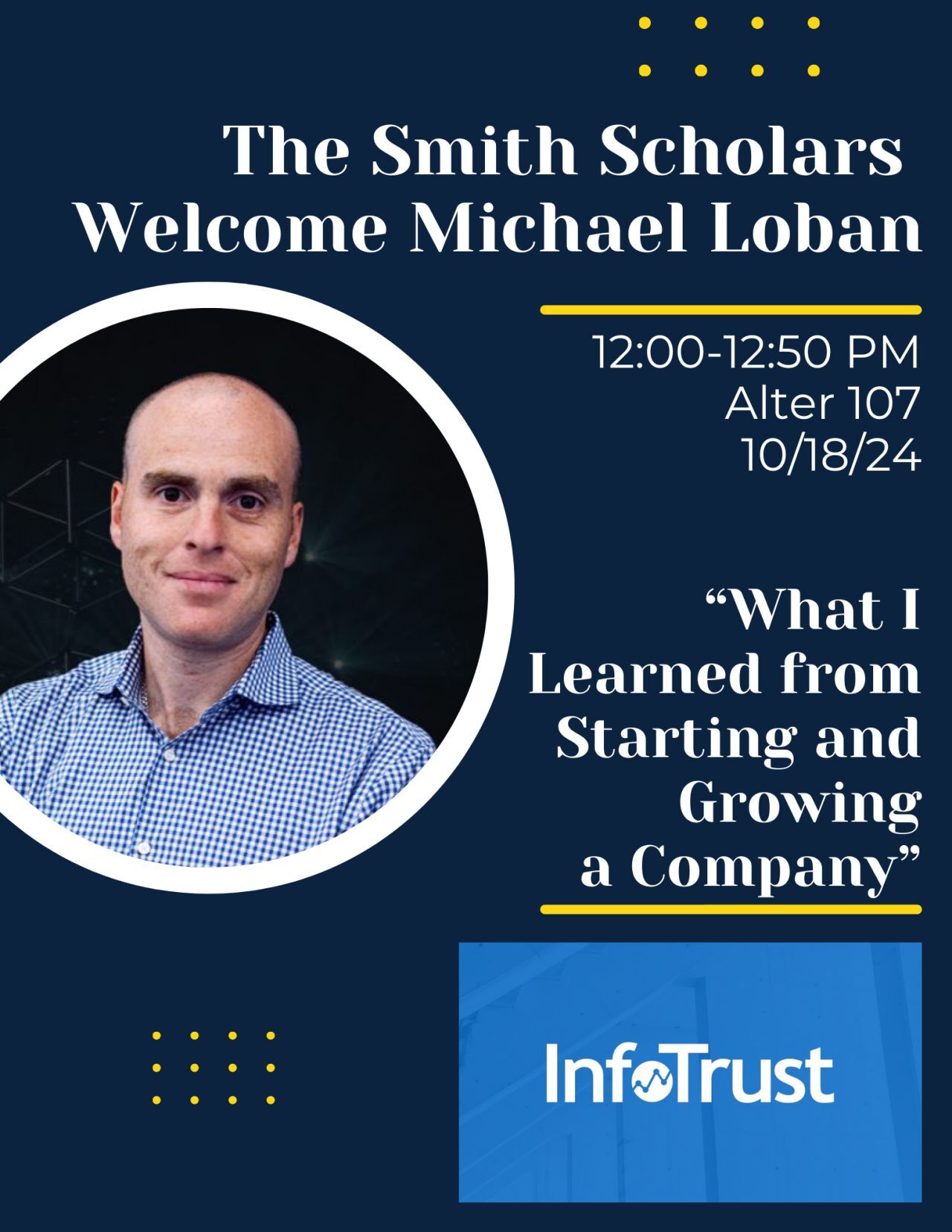 Smith Scholars Welcome Michael Loban