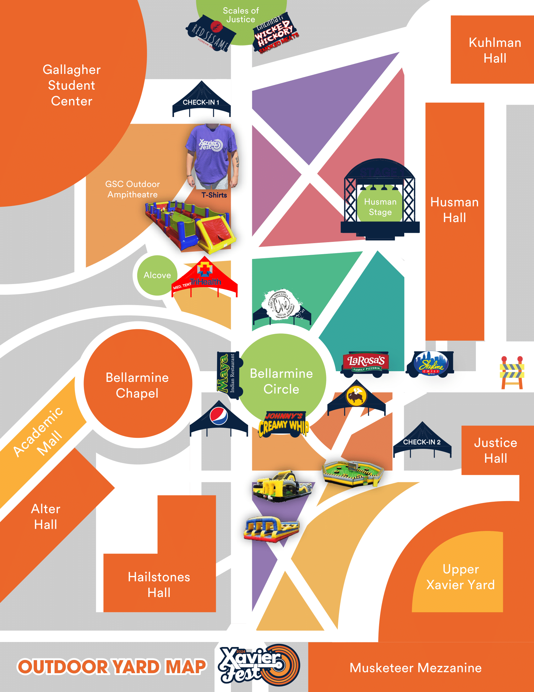 XavierFest Map 